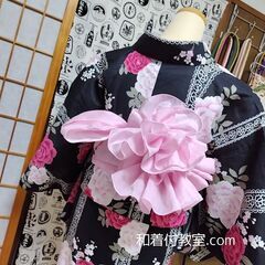 着付けご予約承り中です(^^)/おすすめ浴衣兵児帯アレンジ結び
