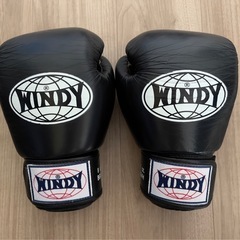 WINDY ボクシンググローブ 8oz ブラッの画像