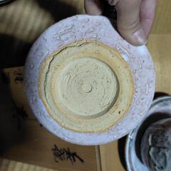 萩焼の珈琲カップの画像