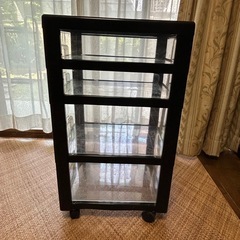 収納ケース プラスチック製 4段 キャスター付きの画像