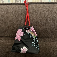 浴衣用巾着バッグ