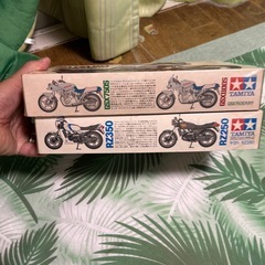 タミヤrz３５０　gsx750s当時プラモの画像