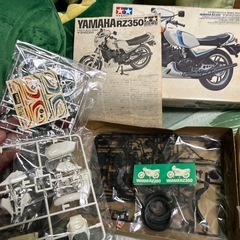タミヤrz３５０　gsx750s当時プラモの画像