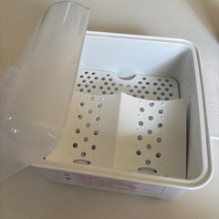 哺乳瓶電子レンジ消毒、哺乳瓶保存の画像