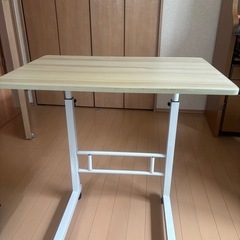 キャスター付き、高さ調節 コの字、昇降式テーブル、パソコンデスク...