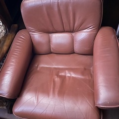 超レトロ風一人用ソファ　の画像