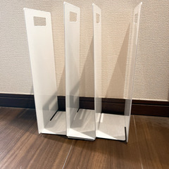 【美品】連結タオル収納ラック タワー ２個組  山崎実業（Yam...