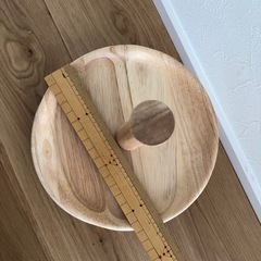 木製2段プレート　ニトリ　美品
の画像