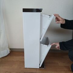 ゴミ箱　二段　の画像