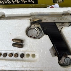 【決まりました】モデルガン 南部14年式　おもちゃ 箱付きの画像