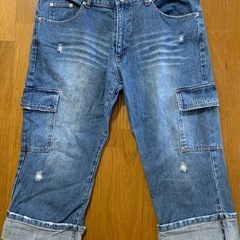 中古レディースデニム6分丈くらい
