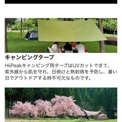 防水タープ/テント　2-６人用　新品の画像
