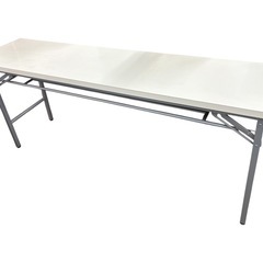 NO.2440【在庫2】長机 テーブル 幅180cm 折りたたみ式 会議用 オフィス 家具 中古の画像