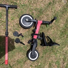 三輪車（キックバイク変形）値下げ中の画像