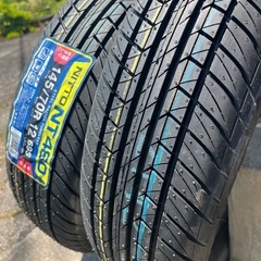 軽自動車用タイヤ2本　ニットーNT480 145/70R 12 ...