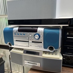 ラジカセ　アンプ　オーディオ　ジャンク　7点セット の画像