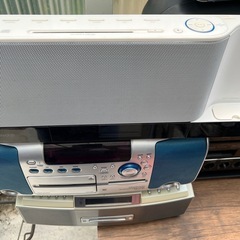 ラジカセ　アンプ　オーディオ　ジャンク　7点セット の画像