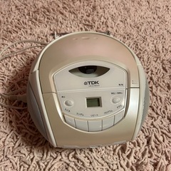 TDK ポータブルCDプレーヤー　ラジオ付き
