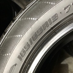 165\65R13ダンロップ取り付け無料の画像