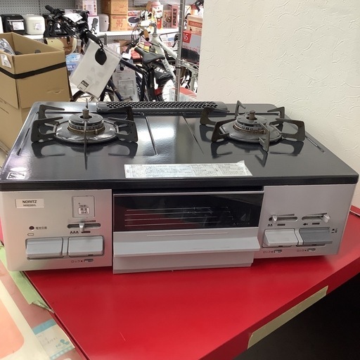 NORITZ ノーリツ　ガステーブル　ガスコンロ　都市ガス用　NG60QVL 2016年製