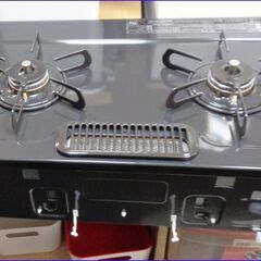【￥13000-】パロマ 都市ガス グリル付きテーブルコンロ IC-S37K-2L 2024年製の画像