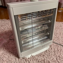 ホワイト 電気ヒーター コンパクト　YKT-D8000