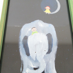 yoshihito takeuchi 武内祐人（たけうち よしひと） 絵画2点セット Magimagi ぞう キッズの画像