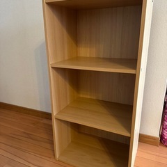 【差し上げます6月6日まで】ナチュラルカラー　 3段棚