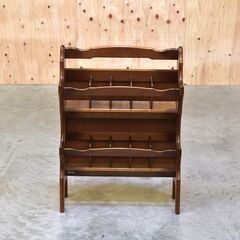≪zyt2202ジ≫ オールドカリモク スリッパラック コロニアルシリーズ レトロ/カントリー/アンティーク調/karimoku/中古家具/宮城県仙台市 70521-01の画像