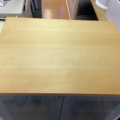 【リサイクルサービス八光】幅59㎝　朝日工業　ガラス扉キャビネットの画像