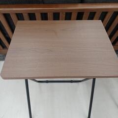 ★ジモティー割あり★折畳テーブル　ニトリ　BR　※キズ　はがれ等...