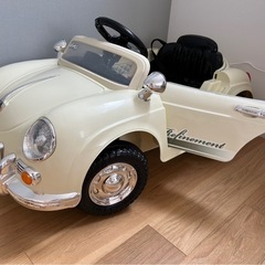 German Classic Style - old car 
少し訳あり　子供玩具　子供が乗れる電動カー　ラジコン付き　　定価39,800 の画像