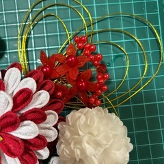 つまみ細工　ハンドメイド髪飾りの画像