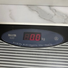 ☆値下げ☆2505-904 TAMITA 体重計 通電確認済み キズ 汚れありの画像