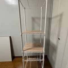 スチールラック（棚の高さ調節可能）