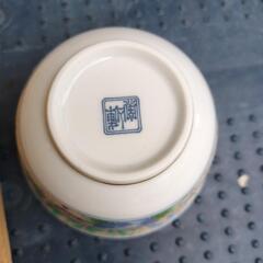 茶器 茶味清風 庫山窯 花銀彩 煎茶揃 木箱 5客 セット お茶 湯呑み 和食器の画像