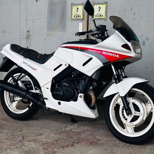 倉庫保管 ホンダ VT250F MC15 9687km ノーマル車両 カウル割れ無