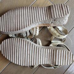 未使用・女性用サンダルMの画像
