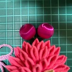 つまみ細工　ハンドメイド髪飾りの画像