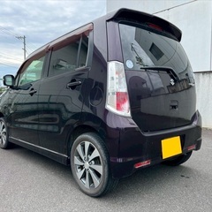低走行7万キロ♪月々9千円〜分割払い可‼️ 車検2年付き！【名義変更代込み】☆スズキ ワゴンRスティングレー☆Bluetoothナビ付き☆走行中DVD見れます☆ETC付き☆プッシュスタート☆ドライブレコーダー付きのフル装備☆純正アルミ☆そのまま乗って帰れます！の画像