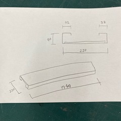 中量ラック　棚板　1740✖️220  6枚　の画像