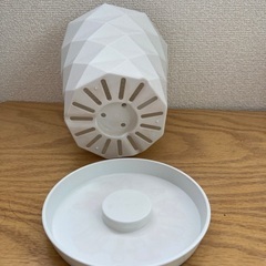 中古 鉢カバー 受け皿つきの画像