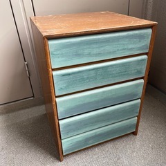 引出　小箪笥　収納箪笥　レトロ風の画像