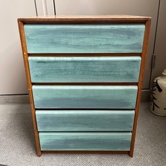 引出　小箪笥　収納箪笥　レトロ風の画像