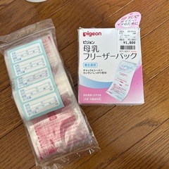 電動搾乳機　消毒ケース　母乳パックの画像