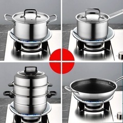 コンロ棚、省エネ、3箇セット、新品未使用の画像