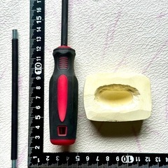 【松隈清次●造】赤◆廉価版【 AG トランペット　凹み直しツールセット】テーマ→Amoureux se caressant au bord du canal.第2抜差管専用 型枠付 無保証条件の画像