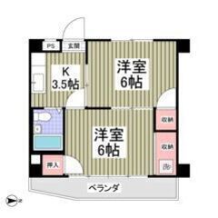 💛🧡フリーレント1ヶ月付き🧡💛敷礼ゼロ🎶草加駅徒歩19分✨賃料5...