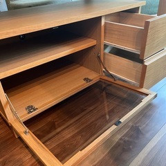 テレビ台　オーク　無印良品　の画像