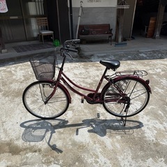 自転車　ママチャリ　24インチ　中古　